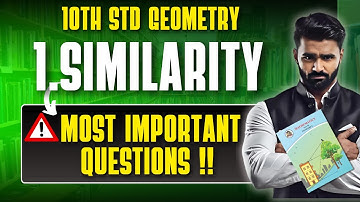 MOST IMPORTANT QUESTIONS | SIMILARITY | 10th GEOMETRY | Pradeep Giri Sir