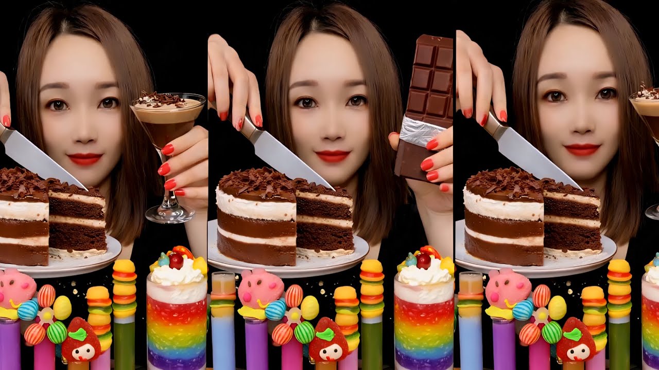 chocolate 🍫 and cake 🎂 eating challenge || jelly wala cartoon || 