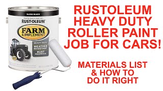 What You MUST Know About Roller Painting A Car!