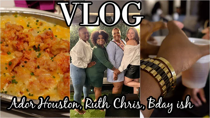Houston VLOG: Drinks at A'dor & dinner at Ruth Chr...