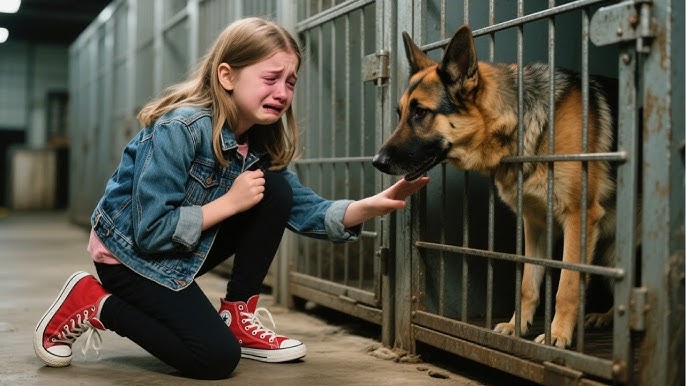 Daughter of Dead Cop Walks Into German Shepherd Auction Alone — The Reason  Why Is Shocking!