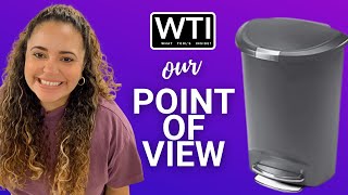 Our Point of View on simplehuman Step Trash Cans From Amazon
