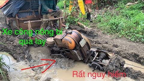 xe công nông 1 câu chơ chuối lai tiếp tục đi găp đường bi mac lấy rất khoe va cai kết