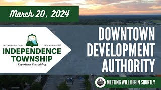 Downtown Development Authority Meeting- March 20, 2024