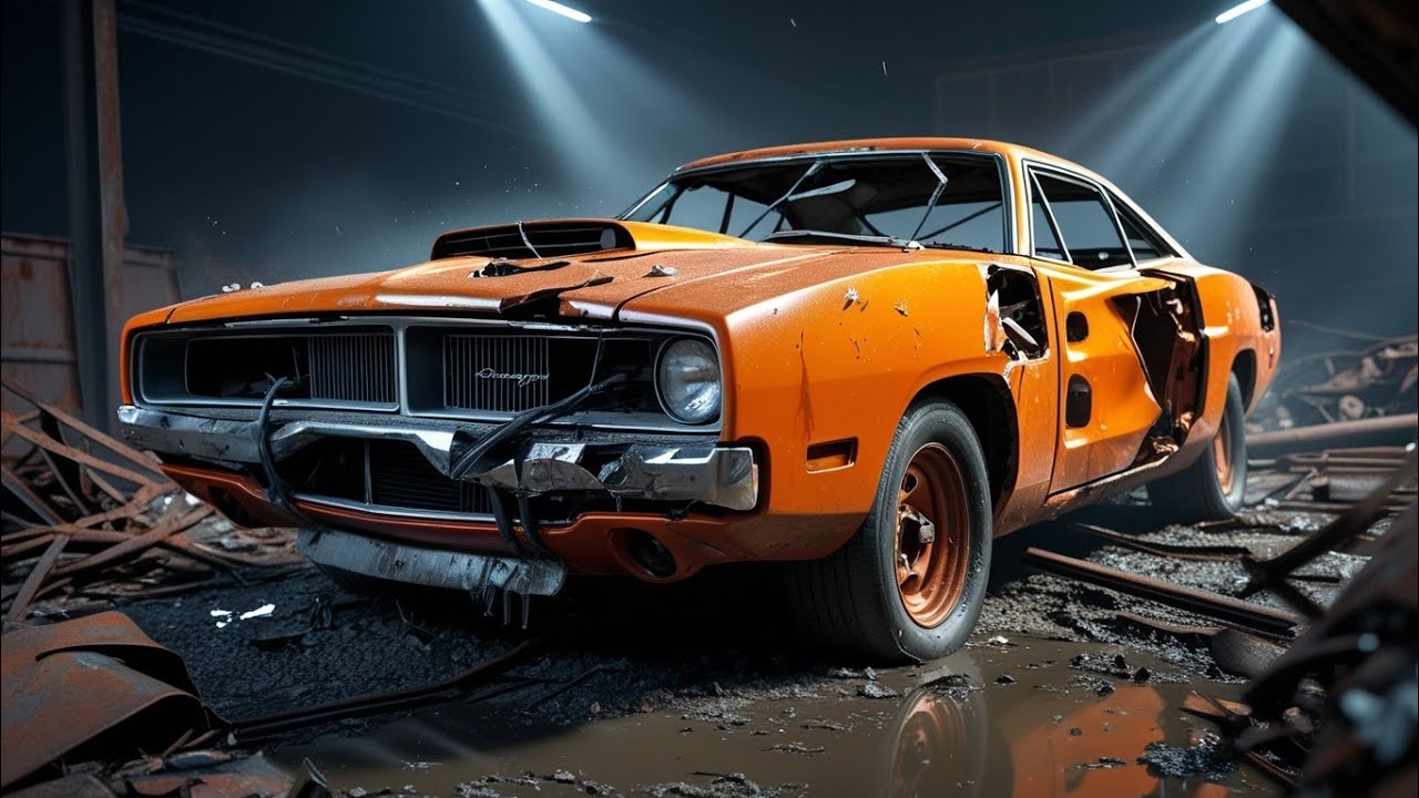 Abandoned 1970 Dodge Charger R/T – From Total Wreck to Showroom.full asmr.