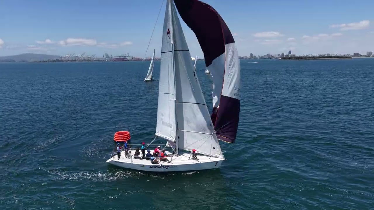 ⁣2026 LBRW   Day 2   Race 3   Catalina 37 weather mark 1