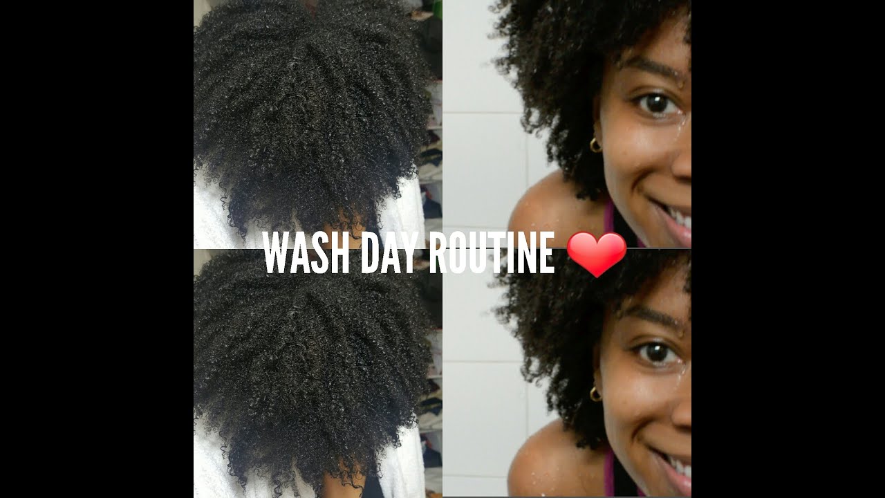 Natural Hair 4C Wash Day Black soap Savon noir Routine 2016 YouTube