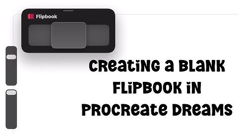 How to create a blank flipbook in Procreate Dreams and using onion skin #Procreate  #procreatedreams
