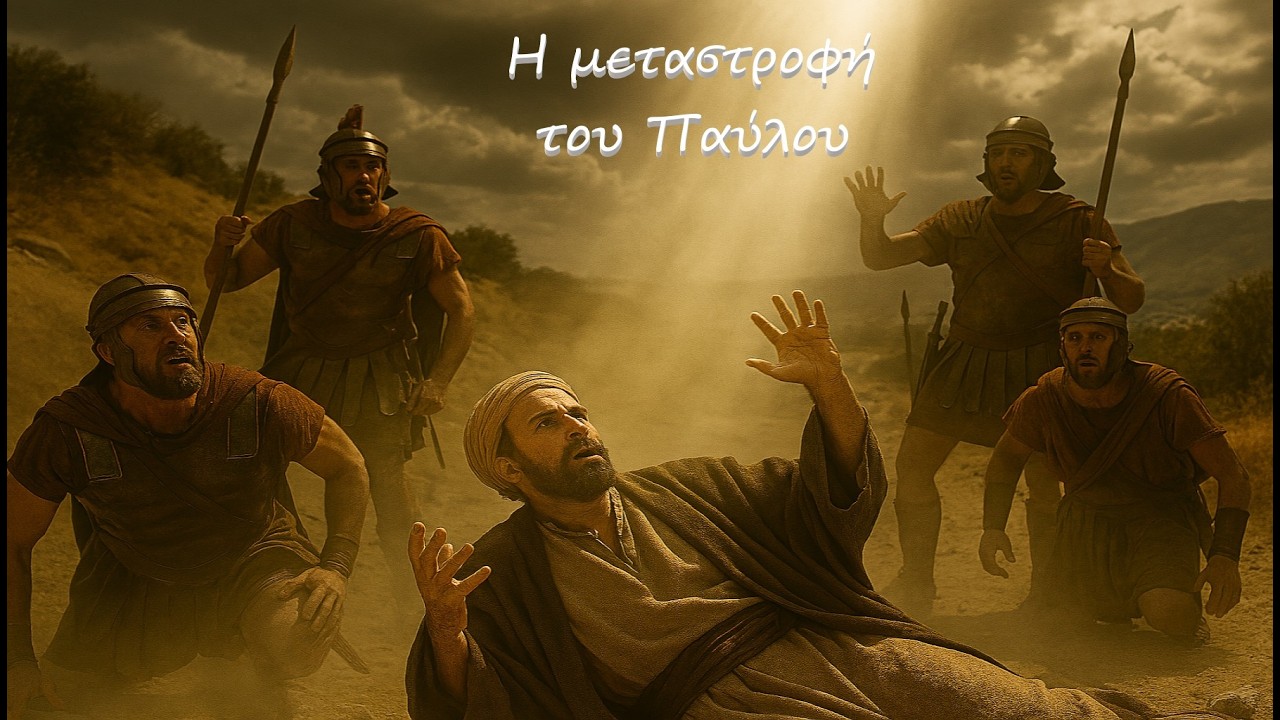 Η μεταστροφή του Παύλου. Από διώκτης απόστολος. Ιστορίες από την Καινή Διαθήκη.