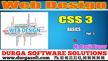 Webdesign tutorial||onlinetraining||CSS 3 Basics Part-1 by Ranjitkumar