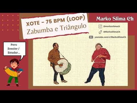 XOTE 75 Bpm LOOP ZABUMBA E TRIÂNGULO Acompanhamento De Percussão Marko Slima Ch