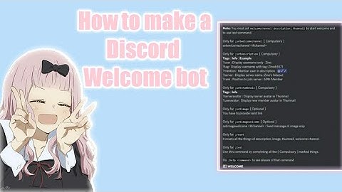 How to make a Discord Welcome bot | No coding