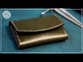 [Leather Craft] Making a handmade card wallet