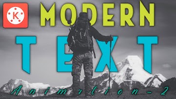 Unique Text Animation-2 in kinemaster|kinemaster Tutorial|ASH Creation|