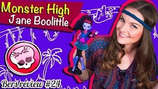 Jane Boolittle (Джейн Булитл) Monster High Обзор и Распаковка на Русском языке \ Review BJF62