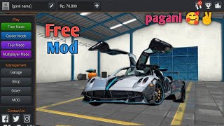 How To Download  Bud Simulator Indonatia Bussid pagani resar car car Mod For Free #new #pagani screenshot 4