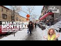 Walk With Me Plateau Mont-Royal / Quartier Latin in Montreal in March 2026. Non-edited video