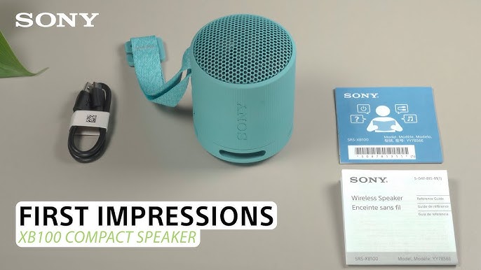 Sony | SRS-XB100 Compact Bluetooth® Speaker – First Impressions ...