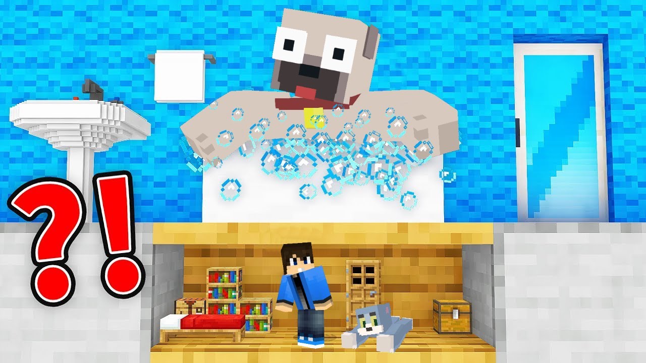 DANI REJTETT FÜRDŐKÁD BÁZISA KIIS ALATT A MINECRAFTBAN!