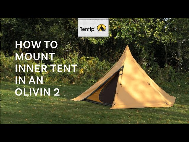 How to mount a Tentipi inner tent in an Olivin 2 - YouTube