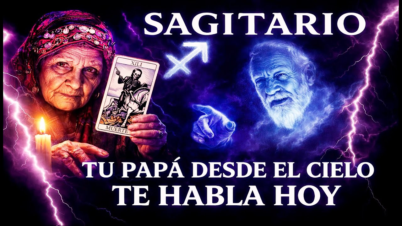 SAGITARIO ♐😭🕊️ ¡TU PAPÁ QUE PARTIÓ TE HABLA! ¡LLORARÁS AL ESCUCHARLO! 👼💫 ¡MENSAJE HOY! ✨