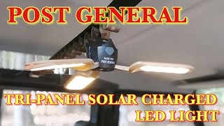 【Post General】ソーラーパネルも使えて使い方も多彩に選べる！キャンプで、災害時にも！そしてオシャレー【ポストジェネラル】