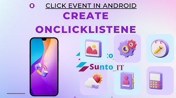 How to Use onClick event listener Button in Android Studio || Create onclicklistener  in Button