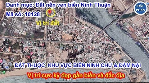 Lô đất ven biển diện tích 110m2 cách biển Ninh Chữ 150m2 khu vực có vị trí tuyệt đẹp