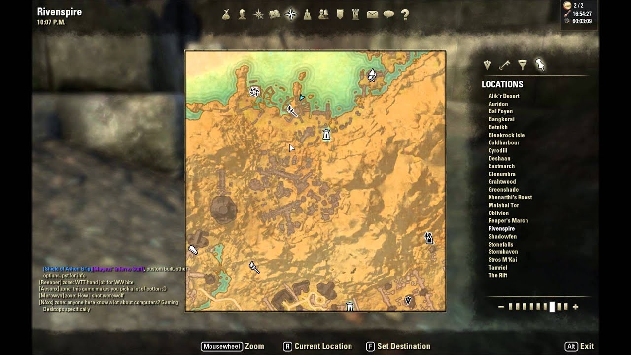 map, eso rivenspire treasure map vi, eso treaure map locations, teso rivens...