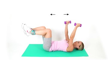 Dead Bug - Dumbbells and Ankle Weights