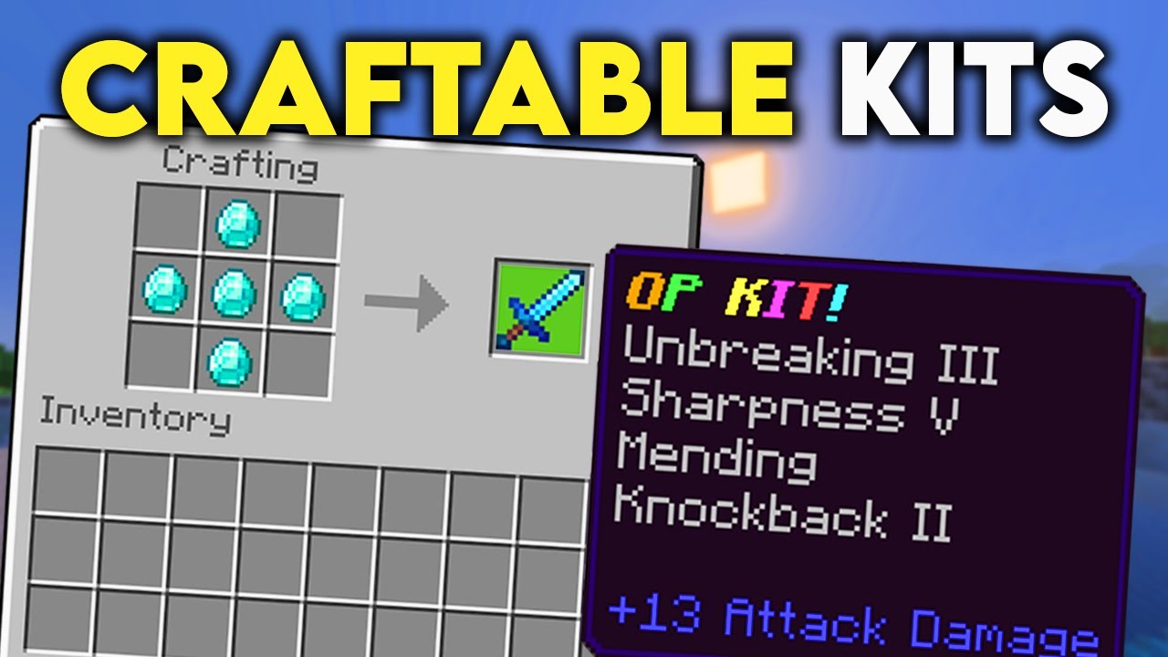 How to Make Craftable Kits in Minecraft Bedrock! - YouTube