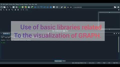 Basic Graph Implementation in Python || spyder framework.