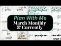 March Planner Setup | Monthly &amp; Currently Spreads