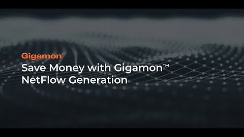 Save Money with Gigamon NetFlow Generation