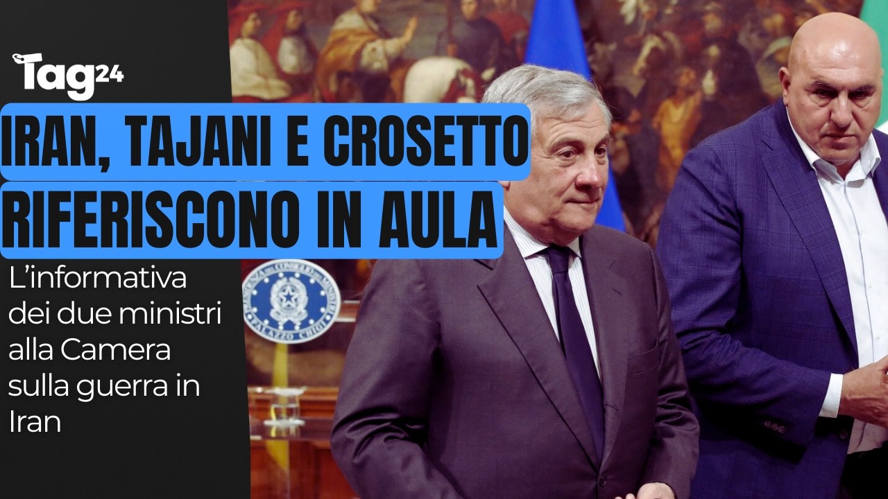 Iran, Tajani e Crosetto riferiscono in aula: 