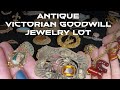 Part 1- Antique Victorian/Edwardian Jewelry Lot unboxing!!❤️