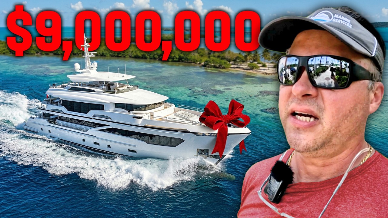 I can't believe he bought his wife a $9,000,000 yacht