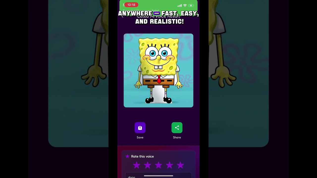 Celebrity Voice AI Effects