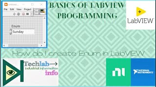 LabVIEW Tutorial | How do I create Enum in  LabVIEW | Technology of LabView and Automation