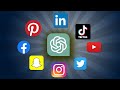 ChatGPT Complete Social Media Marketing Plan in One Click