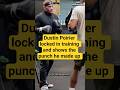 Dustin Poirier locked in training for Max Holloway &amp; shows the punch he made up #ufc #mma #shorts