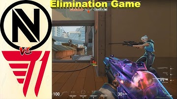 T1 vs Team Envy - Group B - Elimination Match Map1 - Full Game | Pop Flash | Valorant