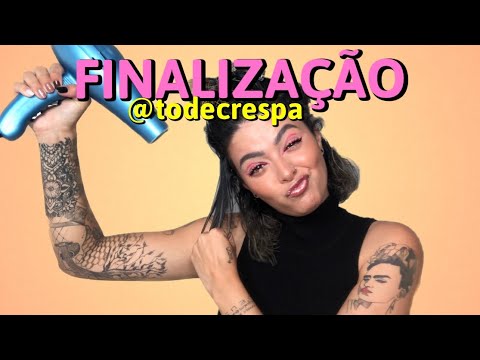 TESTANDO UMA FINALIZAÇÃO DE CRESPA NO CABELO 2C/3A 😍