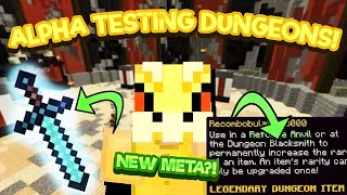 I played SKYBLOCK dungeons EARLY.. (hypixel skyblock)