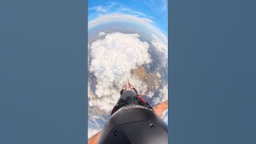 Skydiver Jumps Into A Cloud