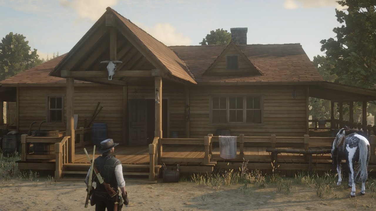 Red Dead Redemption 2- john construindo o seu lar