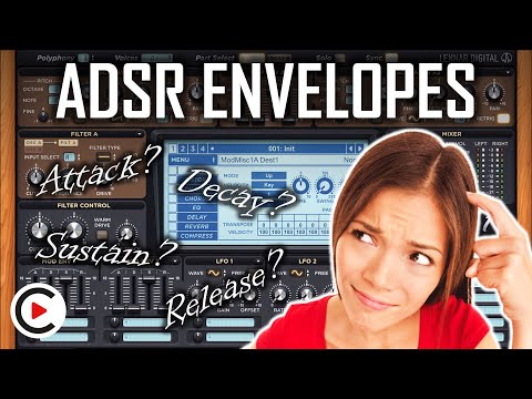 HOW TO USE ADSR ENVELOPES | Attack, Decay, Sustain & Release (SYNTHESIZER FOR BEGINNERS LESSON 16)