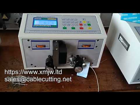 WPM 01 High Speed Multicore Computer Thin 1mm Pvc Copper Wire Stripping Cutting Machine
