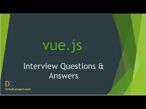 vue.js Interview Questions