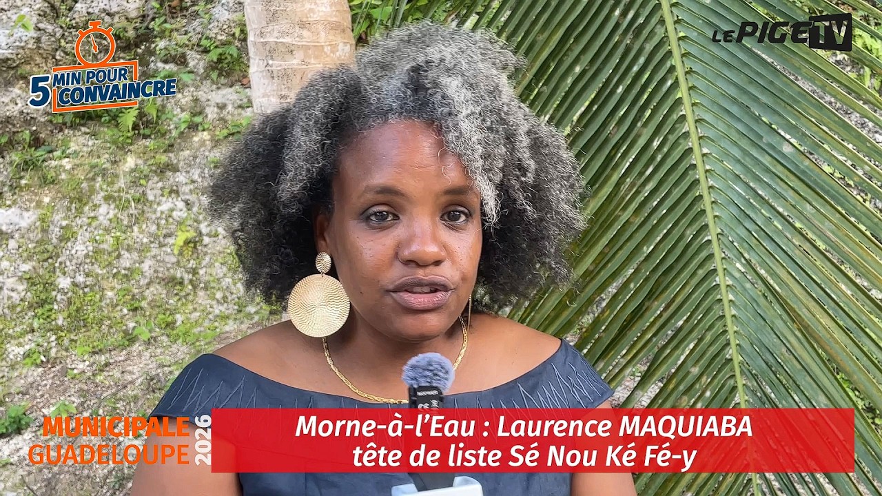 Morne-à-l'Eau : Laurence MAQUIABA, tête de liste Sé Nou Ké Fé-y